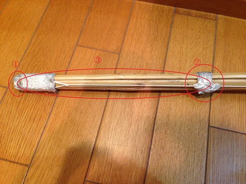 剣道の竹刀の部位の名称とは 上達のために覚えるべき竹刀の名前とは